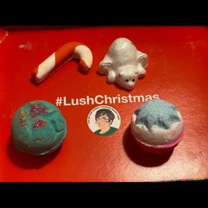 4 set Lush bathbombs